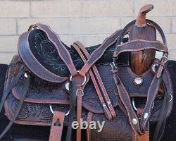 Used Western Saddles 16 17 Beautiful Barrel Racing Show Leather Horse Tack