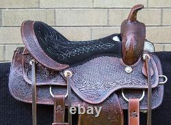 Used Western Saddles 16 17 Pleasure Trail Antique Tooled Horse Tack Set