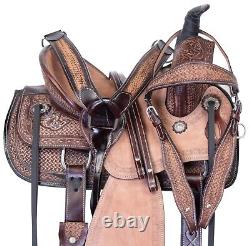 Used Western Saddles Kids Leather Children's Roping Ranch Barrel Tack 12 13 14