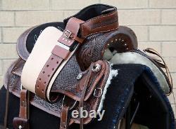 Used Western Saddles Pleasure Trail Barrel Horse Leather Tack Set 17