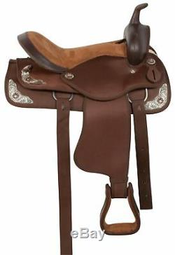 Used Western Trail Rodeo Cordura Horse Saddle 16 in Comfy Light Weight