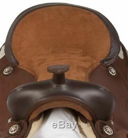 Used Western Trail Rodeo Cordura Horse Saddle 16 in Comfy Light Weight