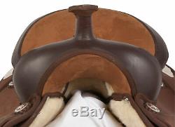 Used Western Trail Rodeo Cordura Horse Saddle 16 in Comfy Light Weight