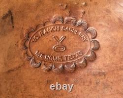 Used Y O Ranch High back Cowboy Saddle