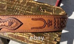 Used Y O Ranch High back Cowboy Saddle