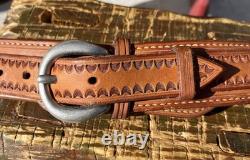 Used Y O Ranch High back Cowboy Saddle