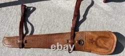 Used Y O Ranch High back Cowboy Saddle