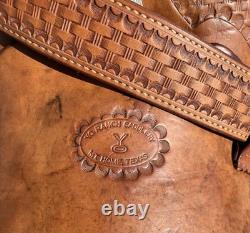 Used Y O Ranch High back Cowboy Saddle Used Y O Ranch High back Cowboy Saddle