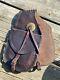 Used/antique Collins & Morrison Leather Western Saddle Bags