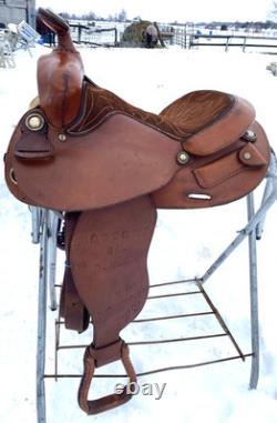 Used/vintage 14 Billy Cook Western Youree Barrel Racer saddle US made