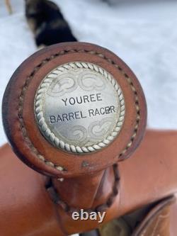 Used/vintage 14 Billy Cook Western Youree Barrel Racer saddle US made