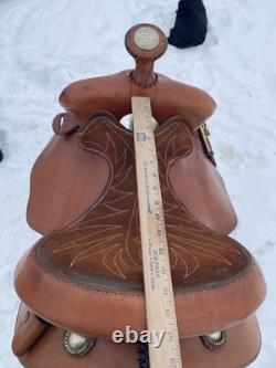 Used/vintage 14 Billy Cook Western Youree Barrel Racer saddle US made