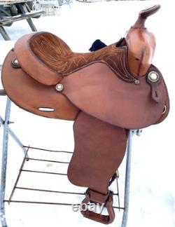 Used/vintage 14 Billy Cook Western Youree Barrel Racer saddle US made