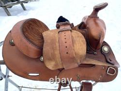 Used/vintage 14 Billy Cook Western Youree Barrel Racer saddle US made