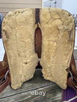 Used/vintage 14 Billy Cook Western Youree Barrel Racer saddle US made
