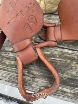 Used/vintage 14 Billy Cook Western Youree Barrel Racer saddle US made