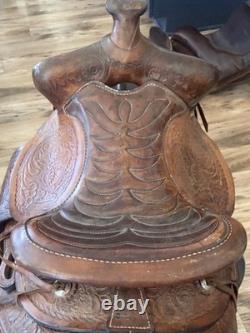 Used/vintage 14 Youth Western saddle US made