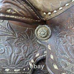 Used/vintage 15.5 Big W / Western Saddlery trail/pleasure saddle US made 1201