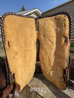 Used/vintage 15 Dallas Classic Western show saddle US made