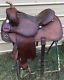 Used/vintage 16 Charles Crawley Western Reining Saddle Withalpaca Silver Conchos