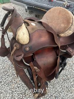 Used western horse saddles leather