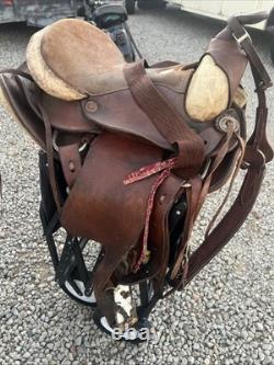 Used western horse saddles leather