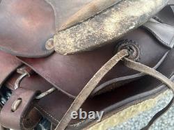 Used western horse saddles leather