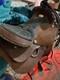 Used Western Saddle, Size 18 Seat Roughed Out Suede