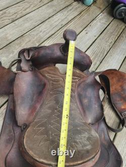 VTG 18 Action Co. RIDING, TRAIL, Roping HORSE Saddle, Texas