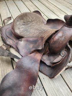 VTG 18 Action Co. RIDING, TRAIL, Roping HORSE Saddle, Texas
