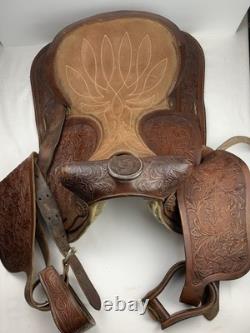 VTG Simco #3140 Leather Western Trail Horse Saddle 15