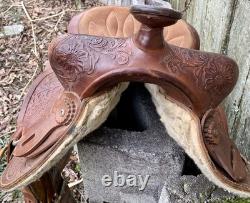 VTG Simco #3140 Leather Western Trail Horse Saddle 15