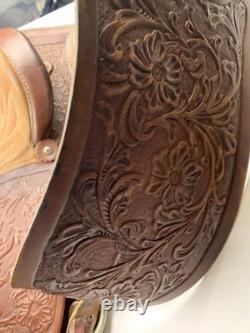 VTG Simco #3140 Leather Western Trail Horse Saddle 15