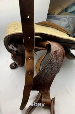 VTG Simco #3140 Leather Western Trail Horse Saddle 15