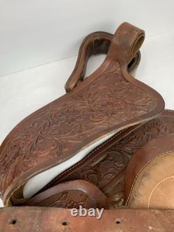 VTG Simco #3140 Leather Western Trail Horse Saddle 15