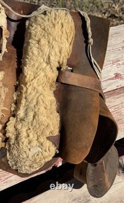 VTG-Youth/Kid-17.10.6-Western Ranch Saddle Horse Barrel-Nickel Studs/Tapadero