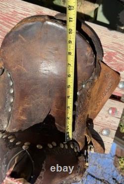 VTG-Youth/Kid-17.10.6-Western Ranch Saddle Horse Barrel-Nickel Studs/Tapadero