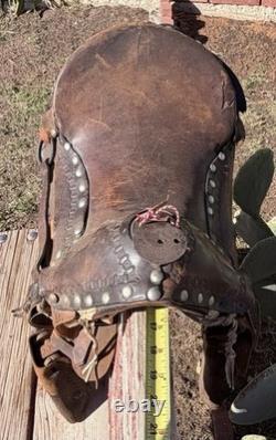 VTG-Youth/Kid-17.10.6-Western Ranch Saddle Horse Barrel-Nickel Studs/Tapadero