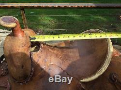 Vern Martin roughout double rigged saddle