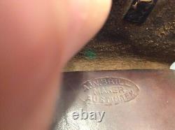 Very Rare Saddle Bags Maker Marked A. W. Brill Austin, Texas Leather Cowboy Bags