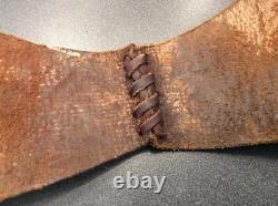 Very Rare Saddle Bags Maker Marked A. W. Brill Austin, Texas Leather Cowboy Bags