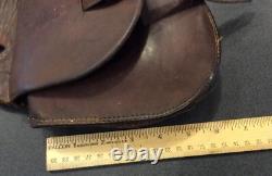 Very Rare Saddle Bags Maker Marked A. W. Brill Austin, Texas Leather Cowboy Bags