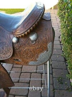 Victor Supreme Hand Made Western Show Saddle (pt)