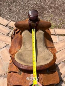 Vintage 13 HS Lebman Western Saddle All Proceeds to Charity