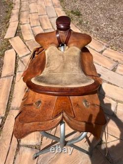 Vintage 13 HS Lebman Western Saddle All Proceeds to Charity