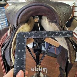 Vintage 14.5 Big Horn Western Saddle