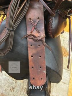Vintage 14.5 George Lawrence Saddle Company Western Saddle