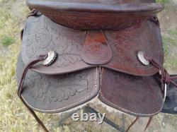 Vintage 14 Cowboy Collectable, Powder River Brand Western pleasure/Trail saddle