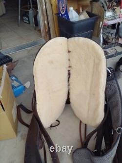 Vintage 14 Cowboy Collectable, Powder River Brand Western pleasure/Trail saddle