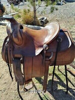 Vintage 14 Cowboy Collectable Western pleasure/Trail saddle, J. C. Higgins Maker